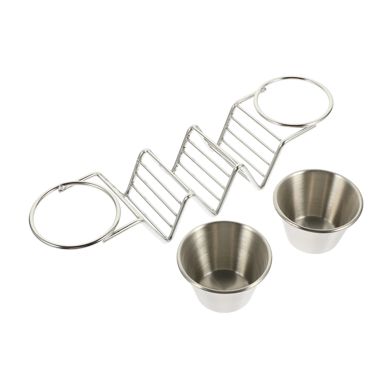 

Taco Stand Holder Rack Shell Tortilla Stainless Steel Tray Trays Tortillas Serving Stands Holders Metal Display Racks Hold Weave