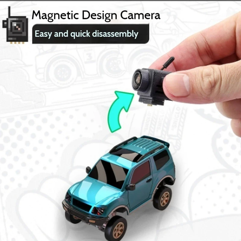 Sniclo 1:64 Fpv Мини Rc Автомобиль Беспроводная Камера Пульт Дистанционного Управления