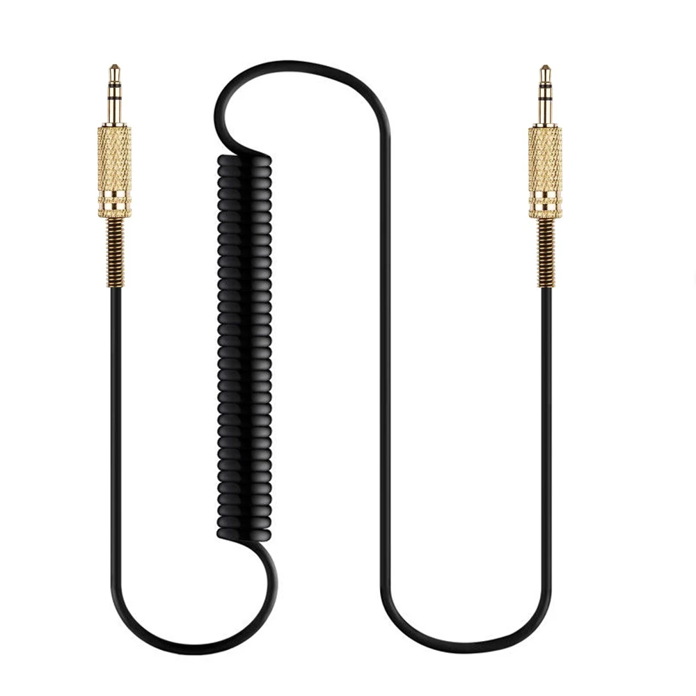 

Aux 3.5mm Cable for Motorola Escape 800 ANC SH003BK Pulse M Pulse Max Over Ear Wired Headphones