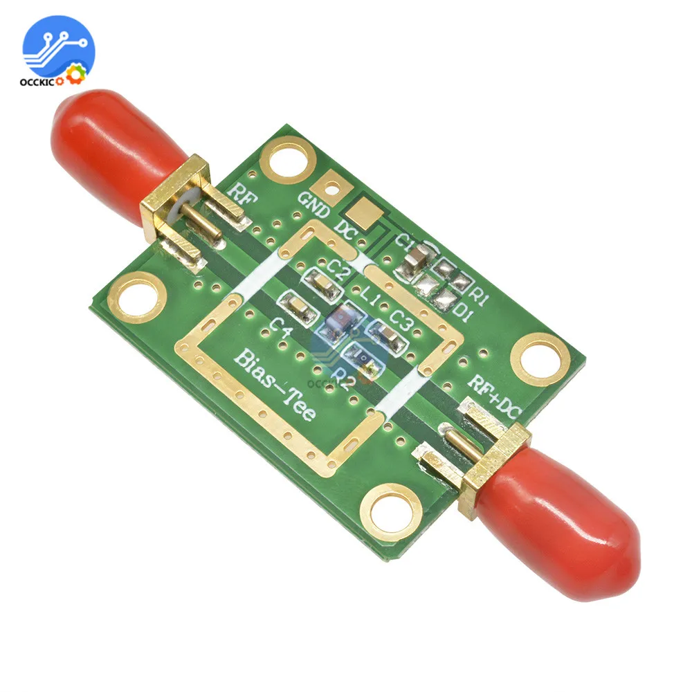 Low Noise Amplifier Bias Tee Wide Band Frequency 10MHz -6GHz RC DF Blocks for HAM Radio RTL SDR LNA