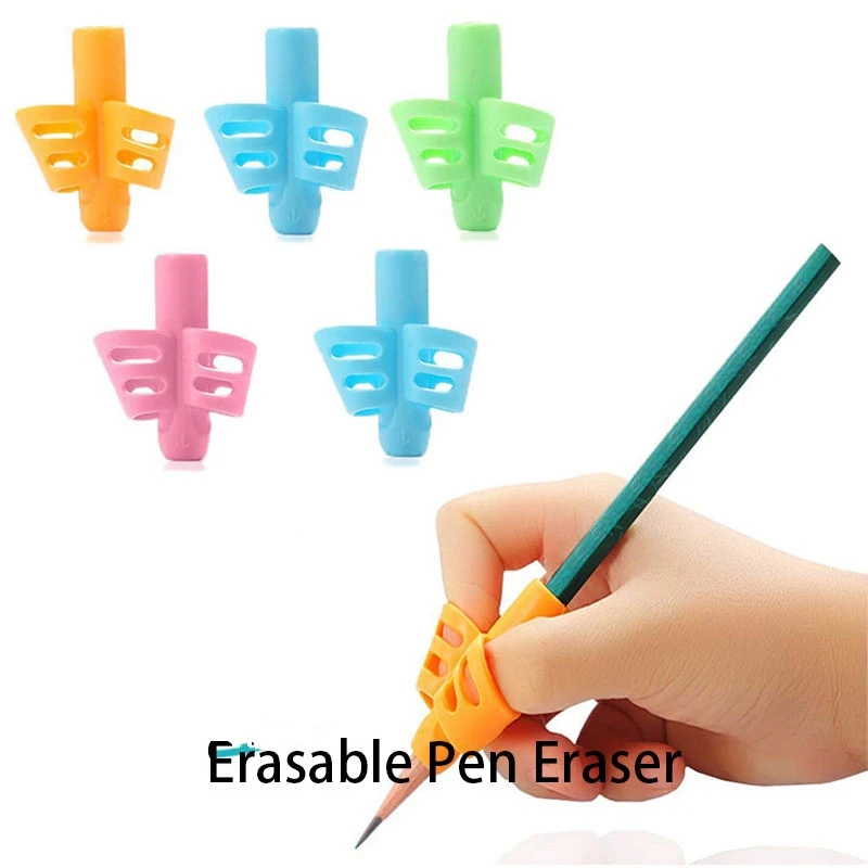 Handle Rod Holder Pen Holder For Kids Cute Hand Writing Aid 
