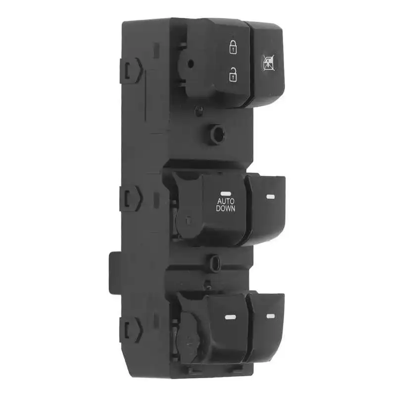 Window Lift Control Switch 93570 3X000 Left Driver Master Door Black Robust for Car | Parking Brake