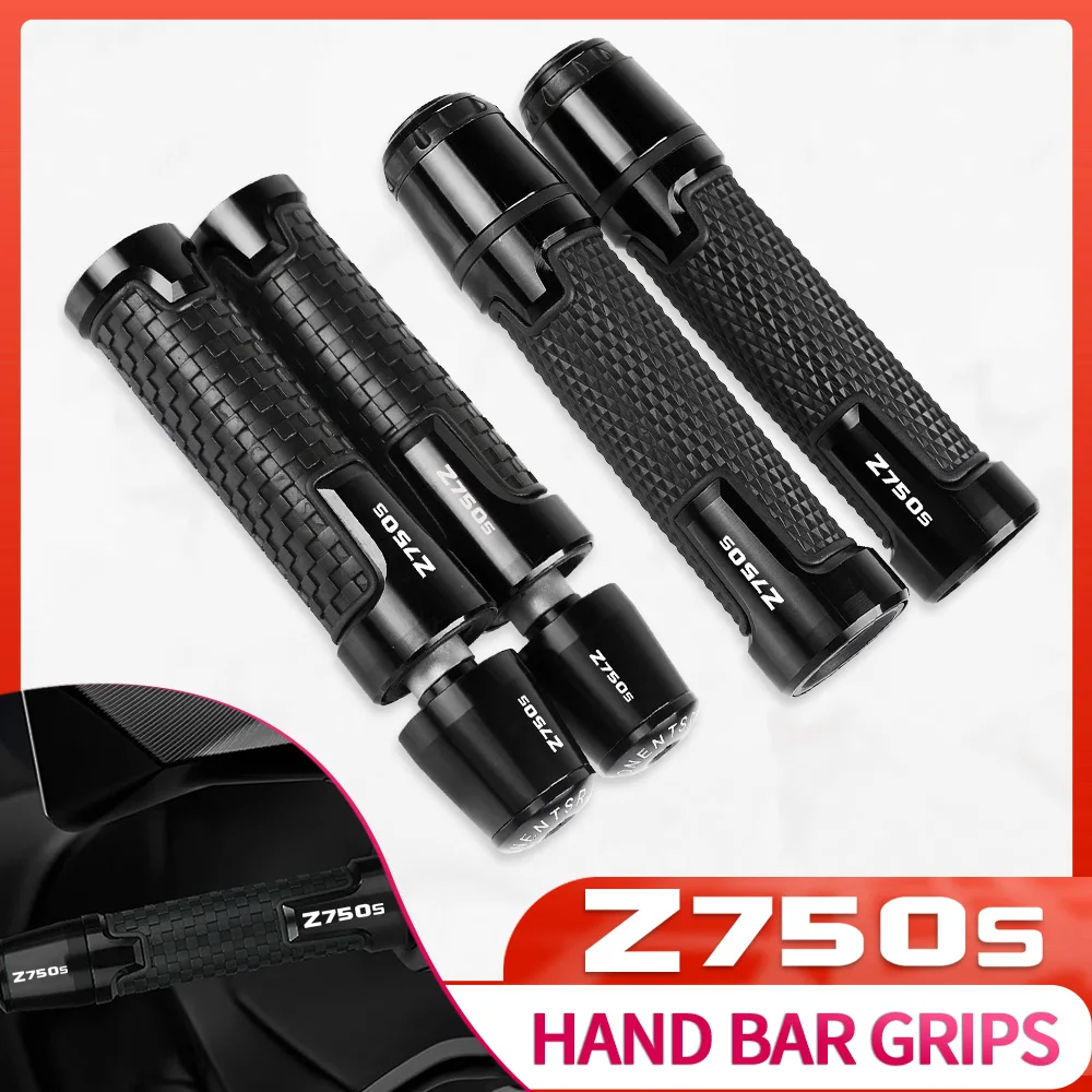 

Motorcycle Universal handle hand bar grips For KAWASAKI Z750S 2006 2007 2008 Z750L 2007 2008-2010 handlebar grip ends Z750 S L