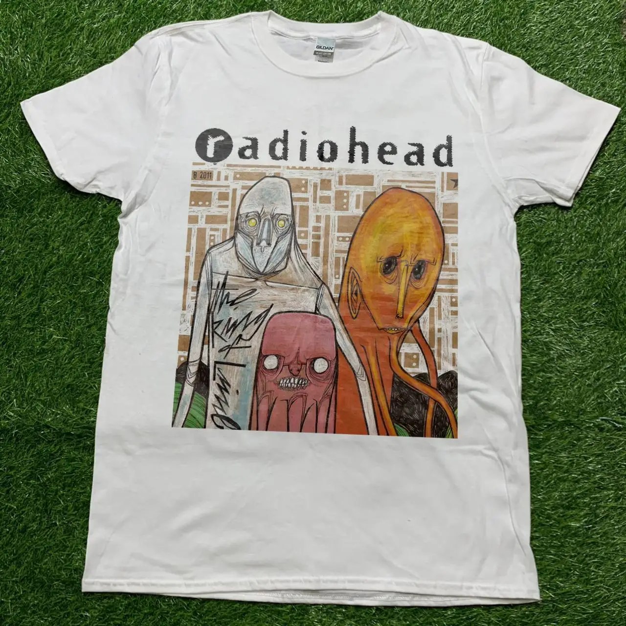 Радиоголовы король конечностей радиоголовы Базовая белая унисекс футболка все