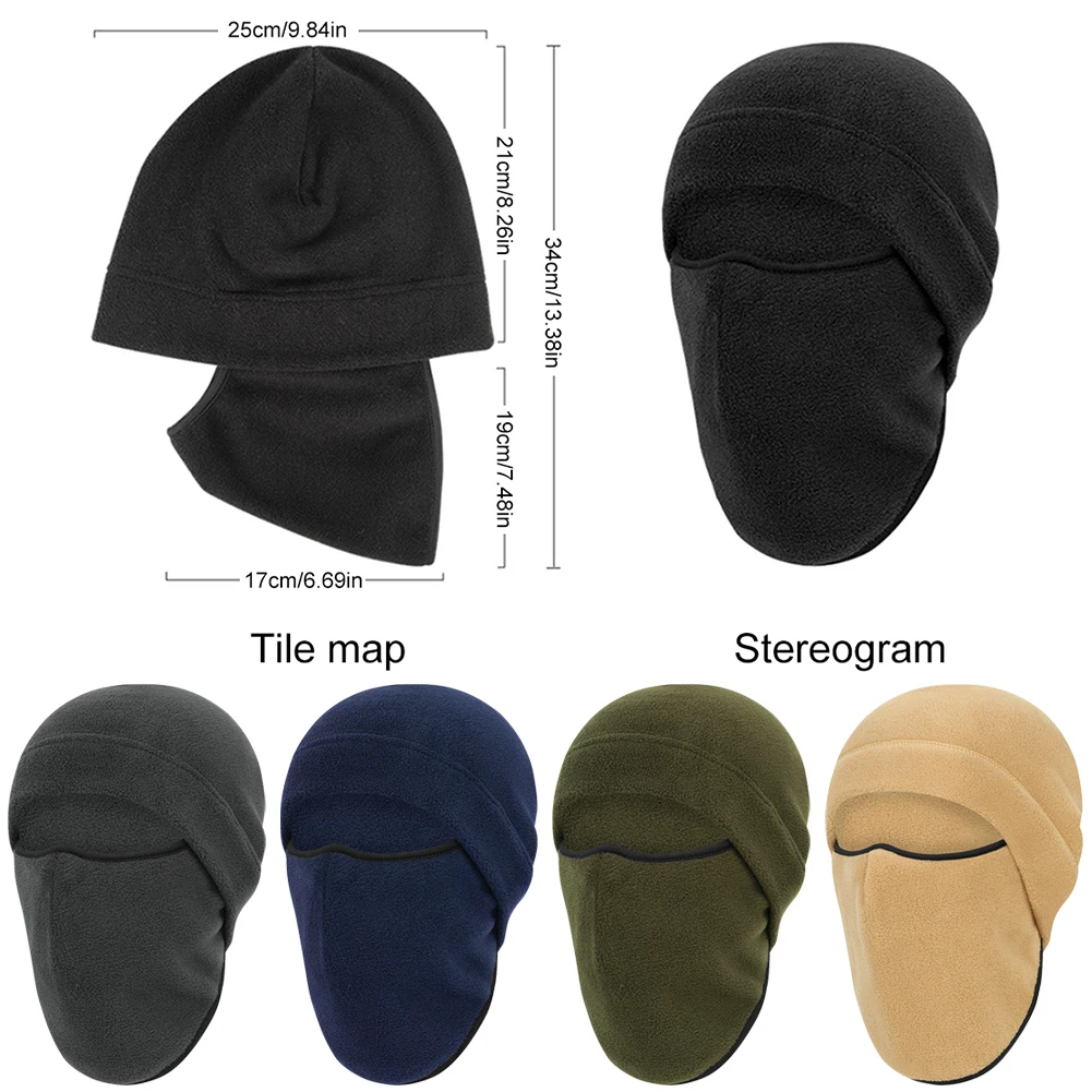 Лыжная маска-балаклава Дышащая зимняя теплая маска для лица езды на велосипеде и