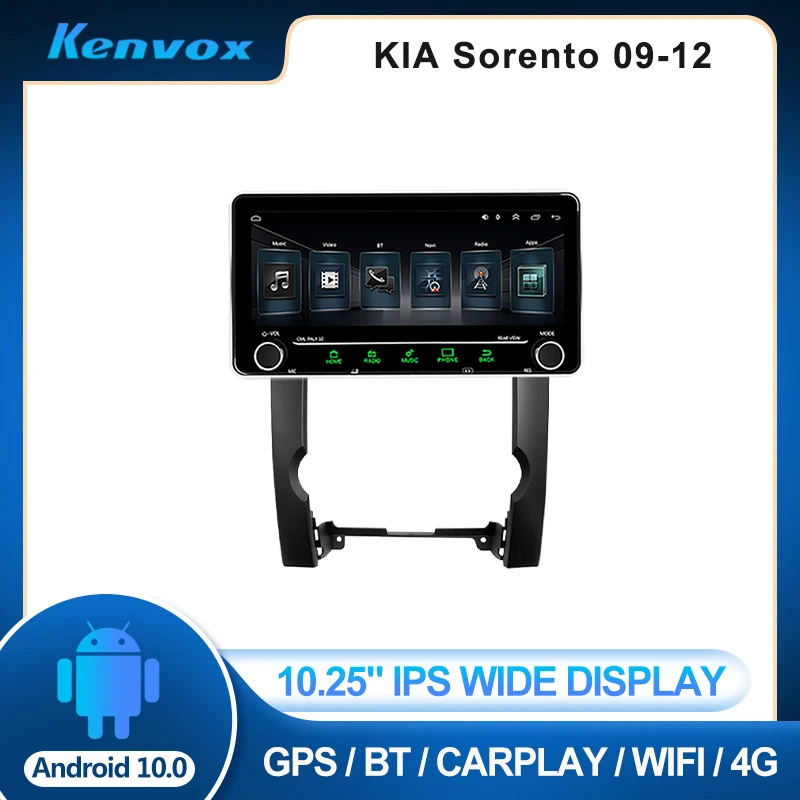 

Автомагнитола 2 din, 10,25 дюйма, IPS, Android, для KIA Sorento 2 XM 2009-2012