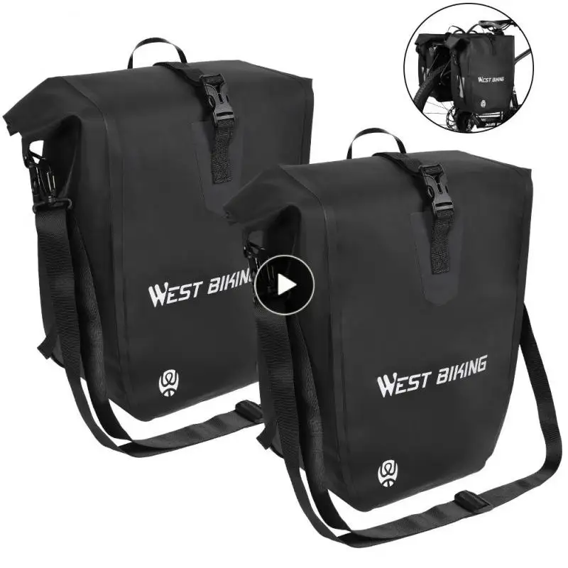 

Waterproof Shelf Camel Bag 25l Bicycle Sack Wear-resistant Riding Pouch Portable Riding Equipment Convenient Nylon Tpu Pvc