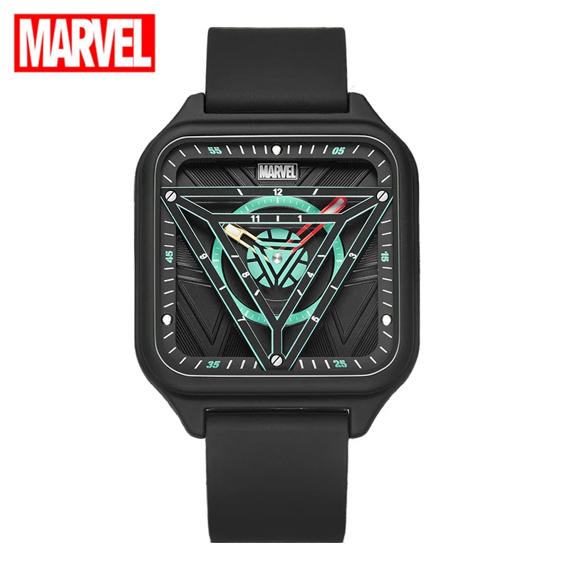 Tony Stark Iron Man Cool Watch Male Super Hero Time Young Boy Quartz Wristwatch Waterproof Youth Luminous Wotches Student Hour