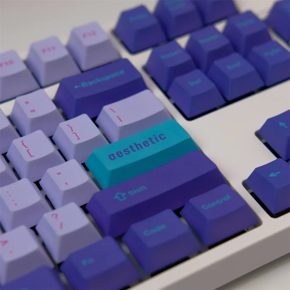 Vaporwave Keycap PBT горячая сублимационная вишневая механическая клавиатура с