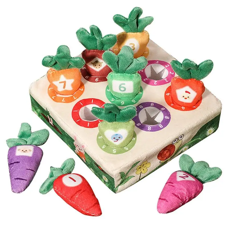 

Montessori Carrot Sorting Toy Digital Sorting Matching Educational Toys Preschool Educational Toys For Fine Motor Skill