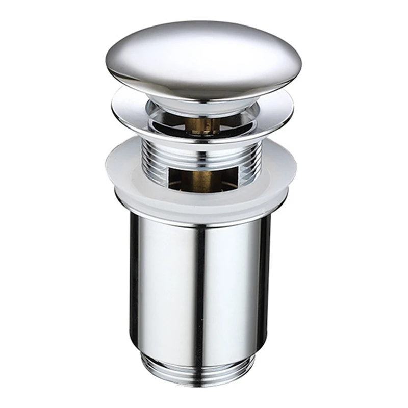

1 PCS Wash Basin Drain Pull-Out Plug Universal Fitting For All Types Of Sinks And Washbasins With Overflow,