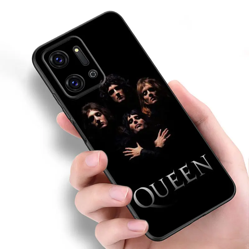 Queen Freddie Mercury Phone Case For Honor 70 90 200 Magic 4 5 6 Lite X5 X6A Plus X6 X6S X7A X7B X8 X8A X8B X9 4G X9A X9B 5G