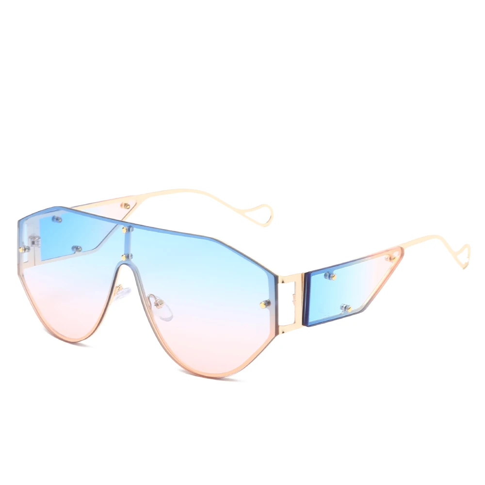 

Fashion Square Sunglasses New Women Oversized Sun glasses Men Shades Sunglass Luxury Brand Metal Trend Unique Female Eyewear