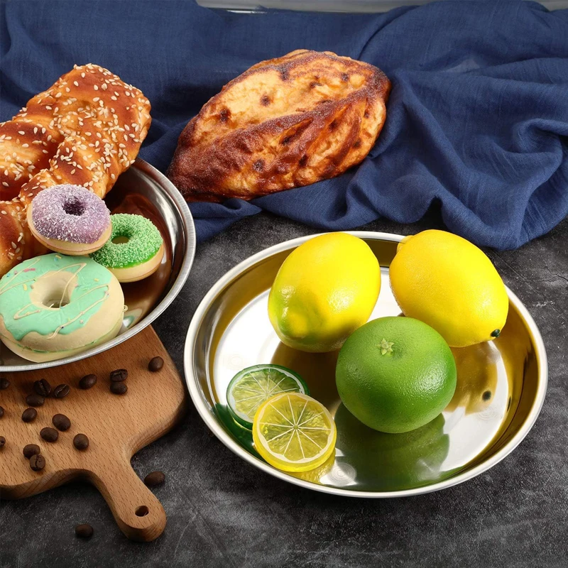 Тарелки для кемпинга чашки и миски из нержавеющей стали набор посуды походы пляж