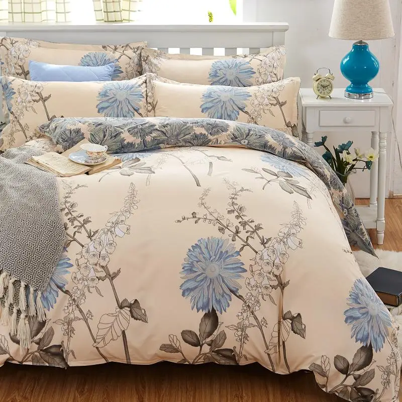 

2022 Home Textiles Bedding Set Bedclothes include Duvet Cover Bed Sheet Pillowcase Comforter Bedding Sets Bed Linen