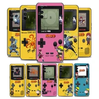 game boy anime naruto sasuke phone case for realme q2 c20 c21 v15 5g 8 pro 5g c25 gt neo v13 5g x7 pro ultra c21y soft silicone