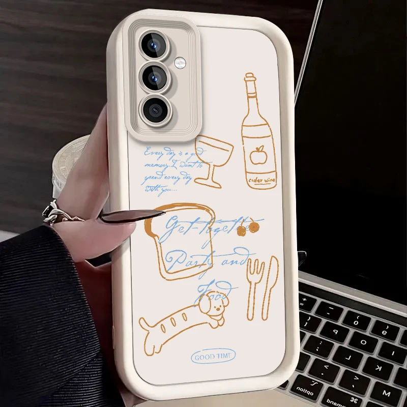 Фото Чехол с бантом для Samsung Galaxy A53 A50 A50S A36 5G A35 A34 A33 A32 A30 A26 A24 A23 A22 A20 A16 A15 A14 A13 A12 4G A06 M55 Cover №2