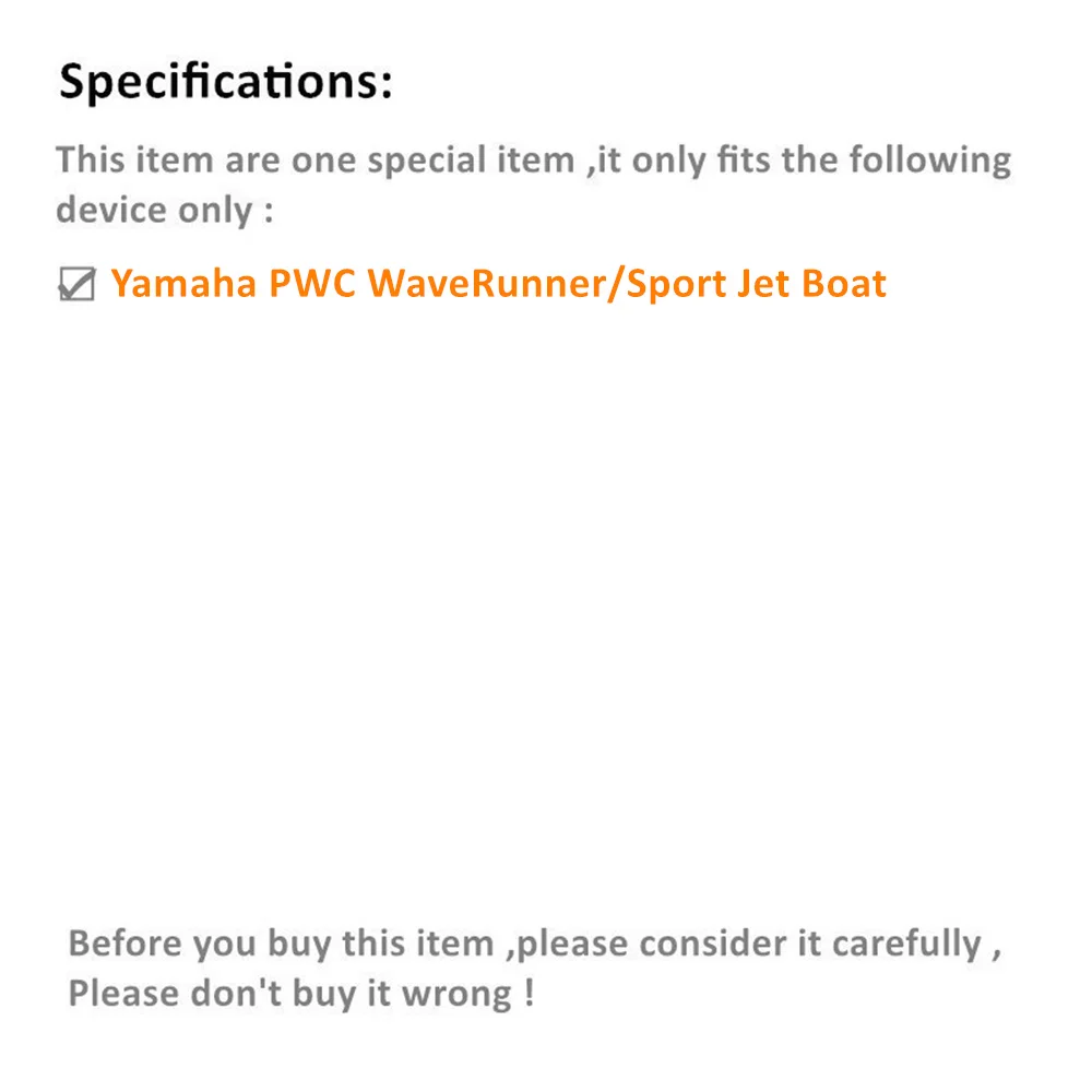 Штуцер для шланга Yamaha PWC WaveRunner / Sport Jet Boat