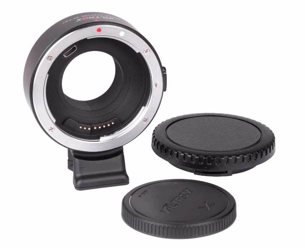 

Viltrox EF-FX1 mount adapter allows for EF series lenses to be perfectly mounted on for Fuji X-mount mirrorless cameras