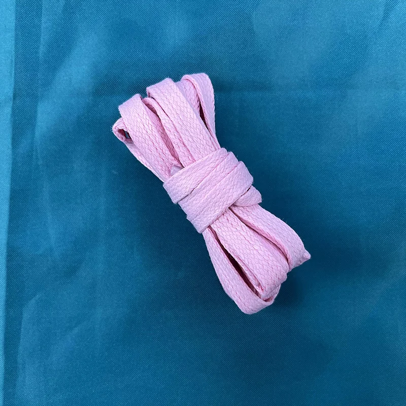 Шнурки с зазубринами Aj1 розовые синие оригинальное качество масляный воск