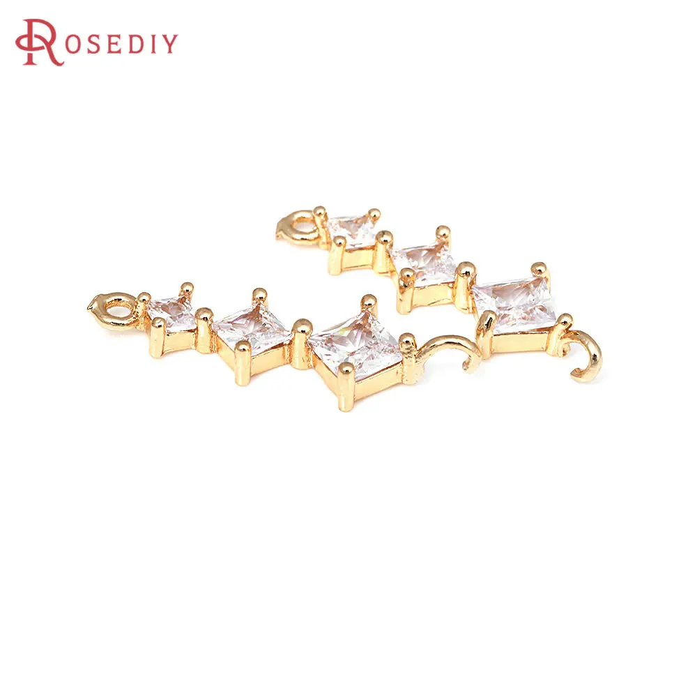 

10 шт., подвески в виде ромба с двумя отверстиями