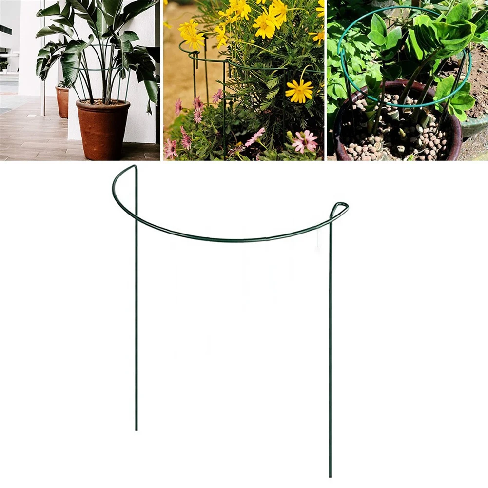 

Garden Plant Support Climbing Vine Rack Plant Potted Support Frame Metal Flower Vegetables Holder Bracket Garden Tool