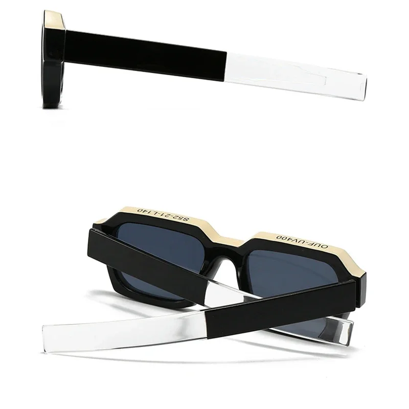 Классические брендовые дизайнерские Квадратные Солнцезащитные очки для женщин