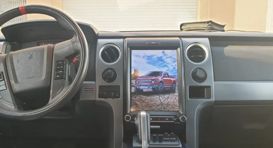 Автомагнитола для Ford Raptor F150 2013-2015 Android 13 сенсорный экран Tesla радио плеер