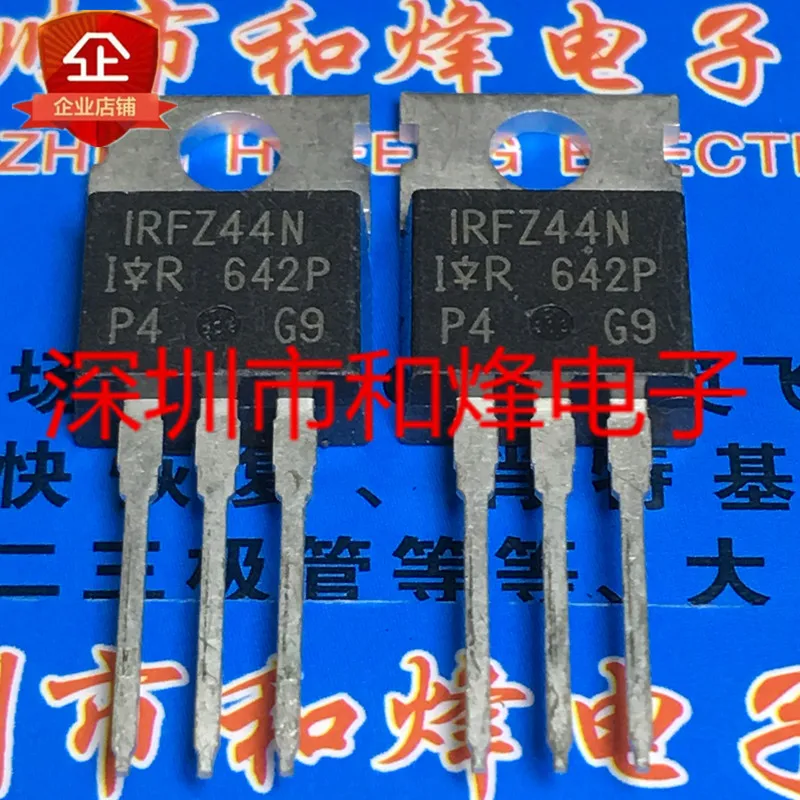 Original 2pcs/ IRFZ44N TO-220 55V 49A | Transistors