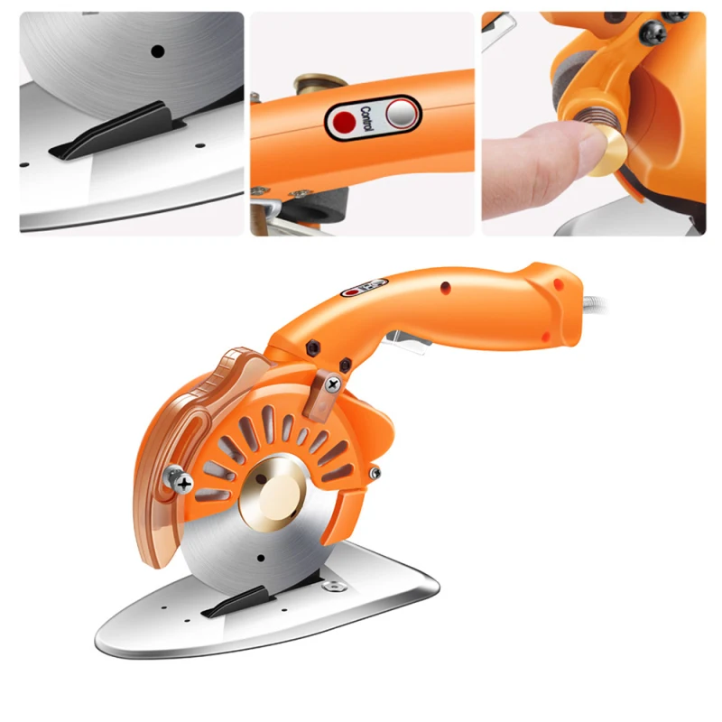 

27mm Cutting Machines Height Electric Rotating Cut Machine Adjustable Speed Electric Scissors 100mm Rotating Fabric Cutting Tool