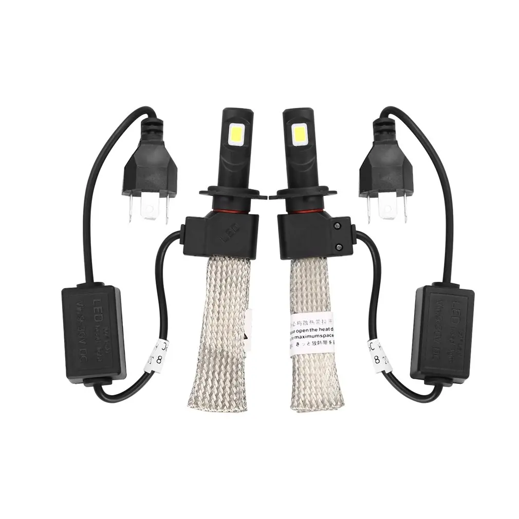 

2 шт. светодиодный льные светодиодные лампы для фар, 60 Вт, 6000 лм, к