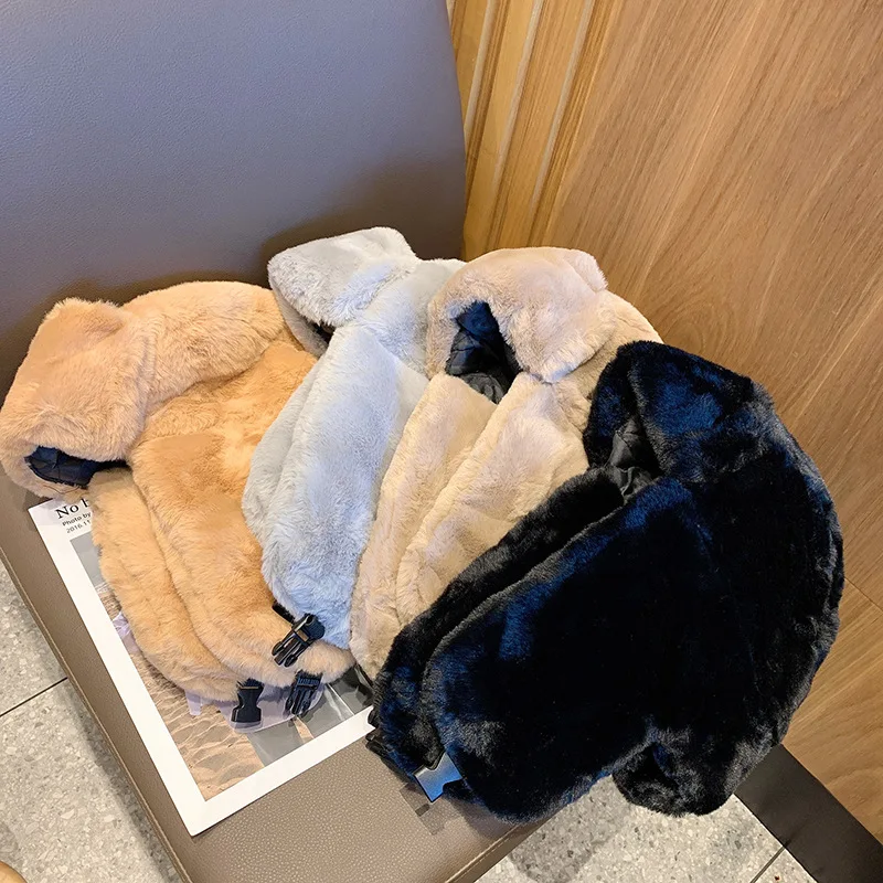 Женская зимняя утолщенная теплая шапка русские шапки корейская модная ушанка