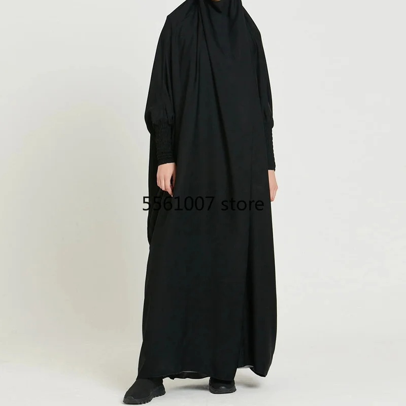 Jilbab Eid мусульманское платье для молитвы длинная химар хиджаб Abaya Дубай полная