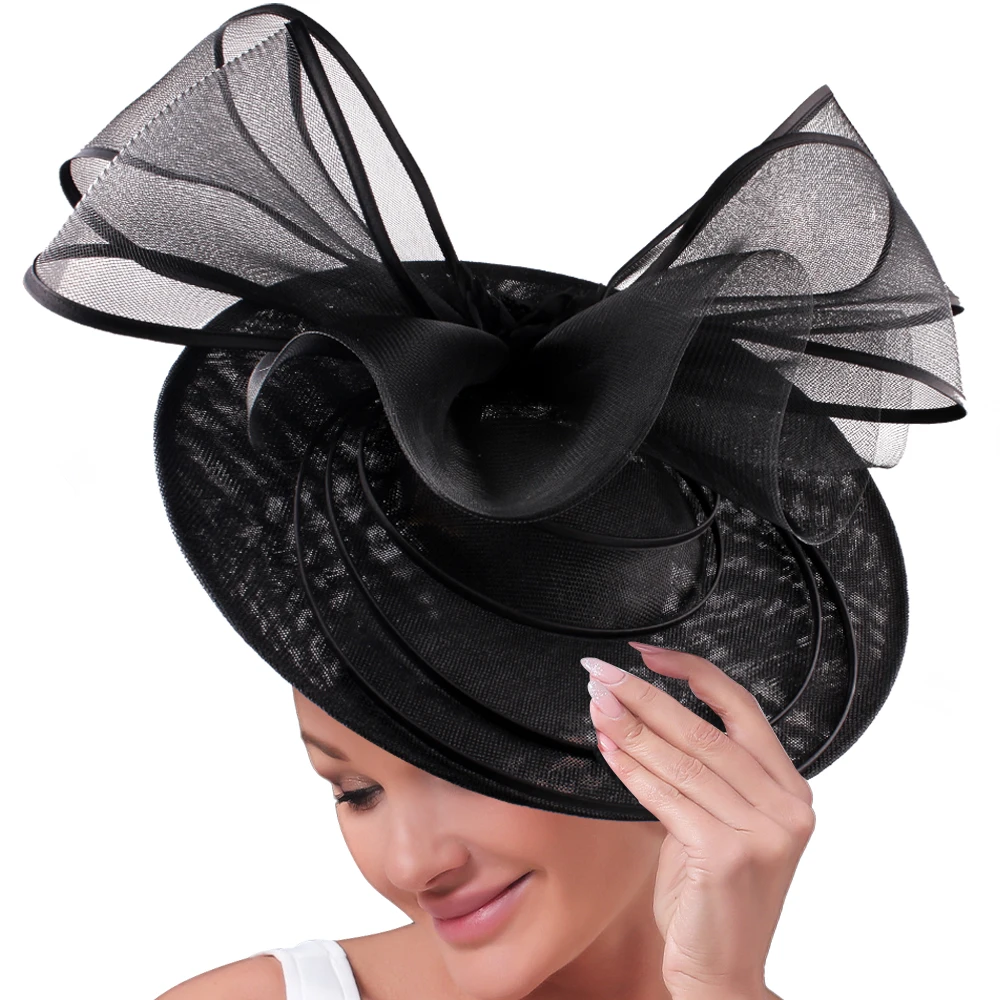 Элегантные красные шляпы с широкими полями для женщин кепка большим бантом