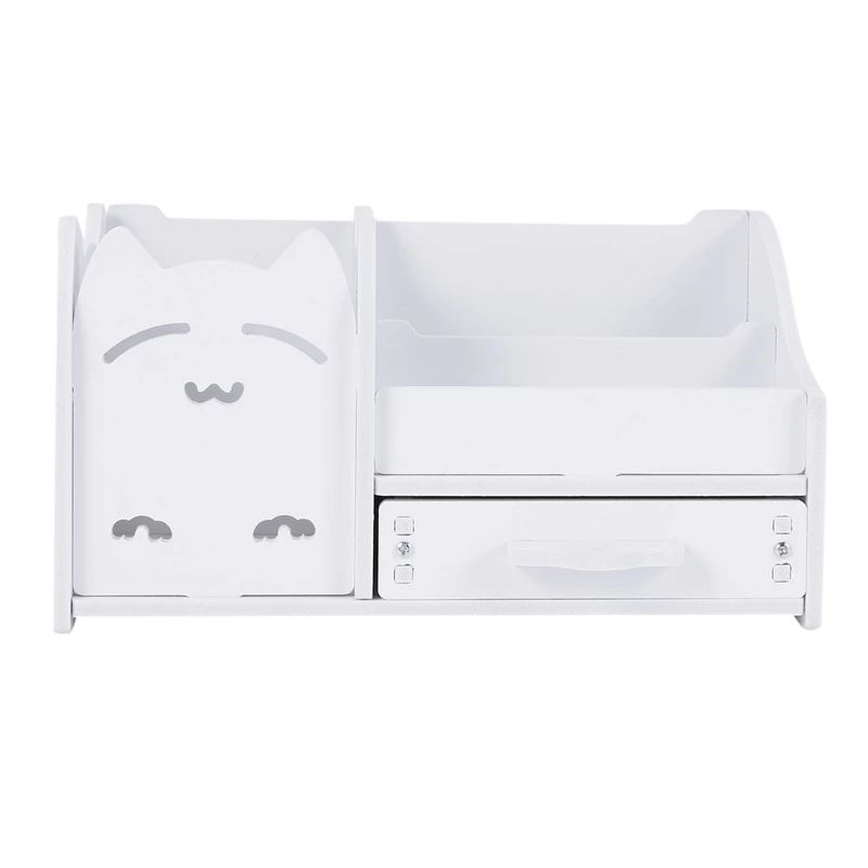 

Многофункциональная школьная настольная ручка, карандаши, ящик для хранения, чехол, стол, простой держатель полки для карандашей, офисные к...