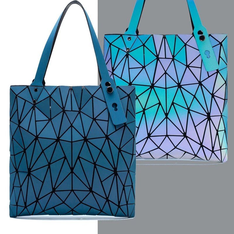 

Luminous bao bag Reflective geometric bags for women 2023 Quilted Shoulder Bags Totes female Handbags bolsa feminina sac à main
