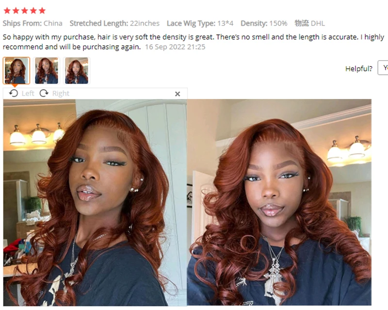 Красно-коричневый парик с эффектом омбре парики из человеческих волос на сетке