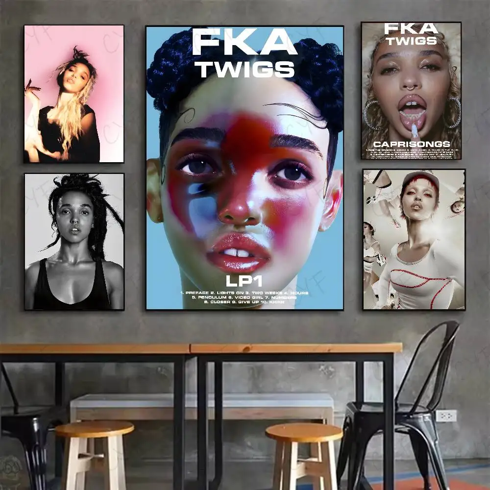 Фото ritish Songwriter F-FKA веточки плакат HD искусство липкая стена водонепроницаемый дом гостиная спальня бар эстетическое украшение №2