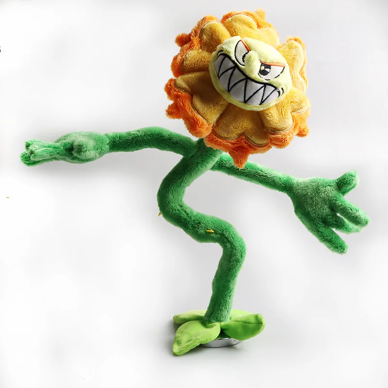 

45cm Cuphead Flower Boss Plush Toy Cuphead Game Character Figure Stuffed Dolls for Children Birthday Christmas Gift
