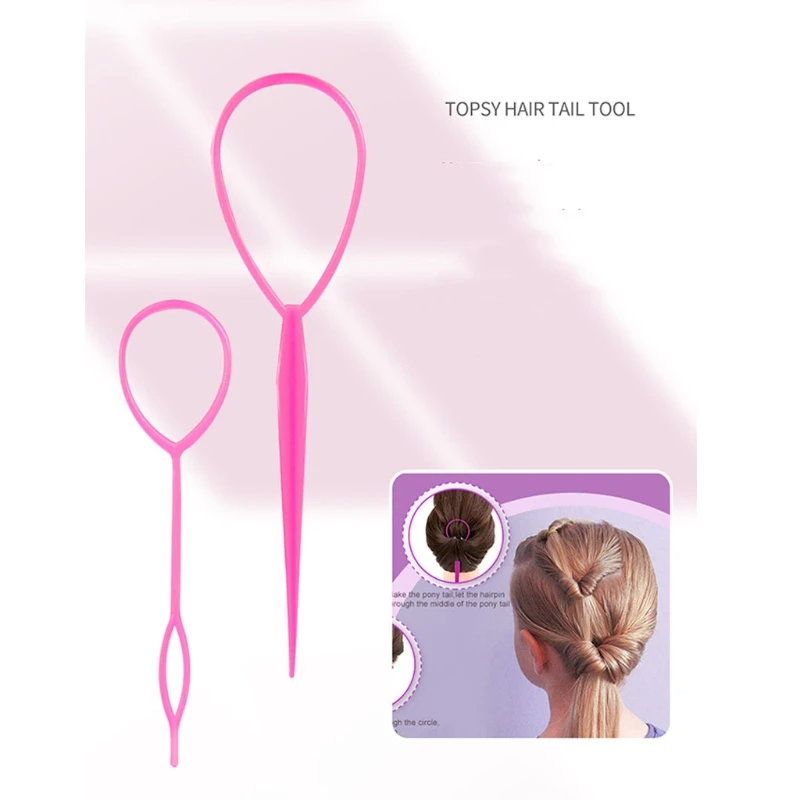 4 шт./компл. французская коса инструмент петля для удаления эластичных резинок