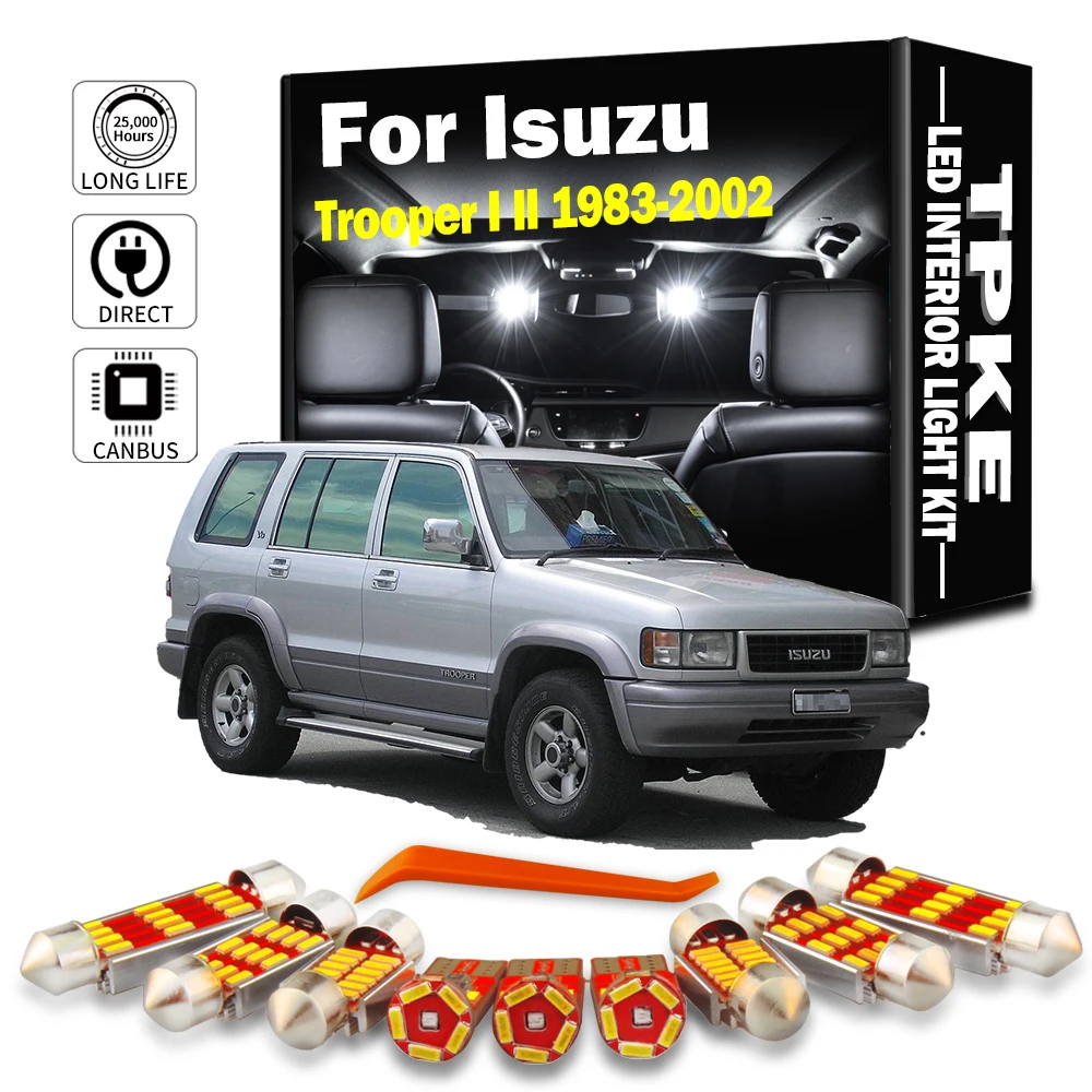 TPKE LED Interior Map Dome Light Kit For Isuzu Trooper I II 1983-1996 1997 1998 1999 2000 2001 2002 Car Led Lamp Canbus No Error