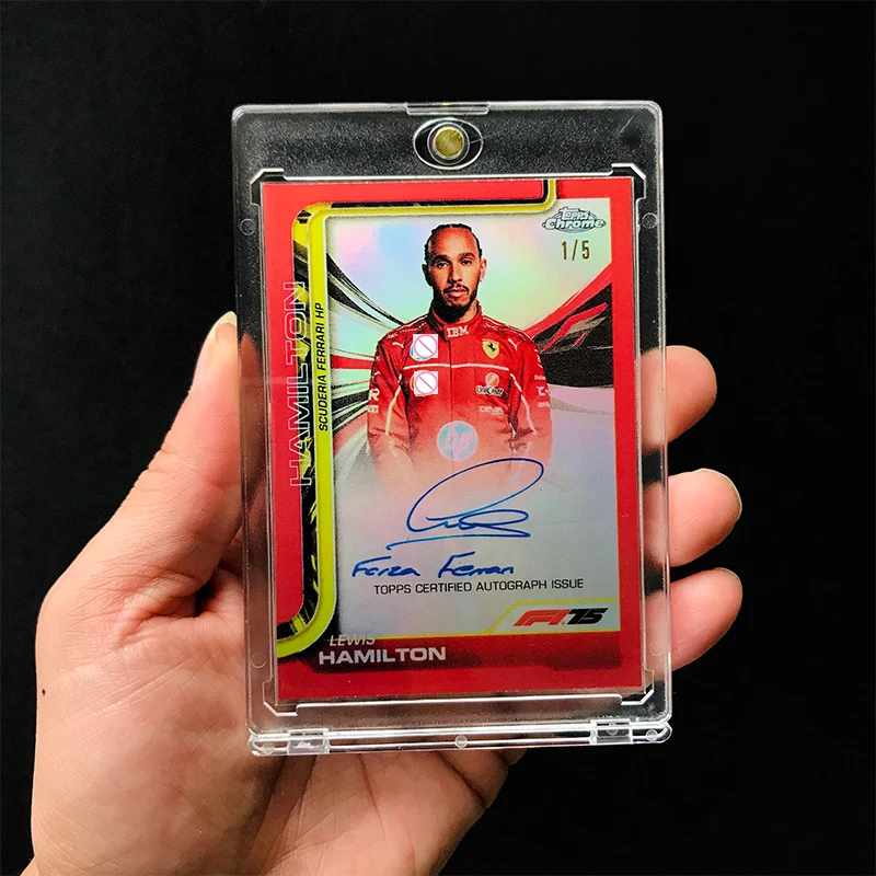 Фото Коллекционная карточка-реплика 2025 Topps F1 Racing с автографами Антонелли, Хэмилтона, Ферстаппена, сделанная своими руками №3