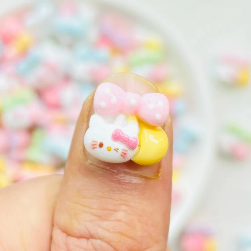 20 Шт. Мини-фигурки Животных Из Мультфильмов Модель Смолы Вишневый Кот Украшение