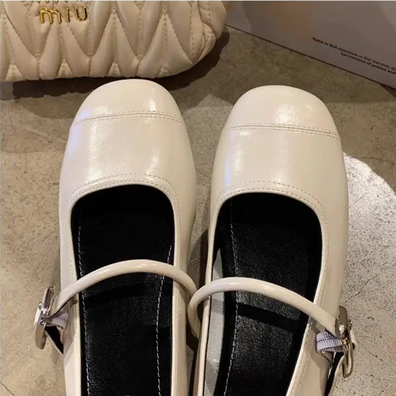 Женские туфли мэри джейн на среднем каблуке модные дизайнерские туфли-лодочки с