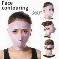 3d facial slimming bandage massage lifting v face artifact sleeping mask double chin lifting belt beauty skin care tools