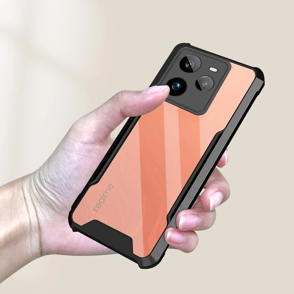 Чехол для Realme GT 7 Pro 7Pro 6 6T Neo6 se GT2 прозрачный акриловый противоударный чехол