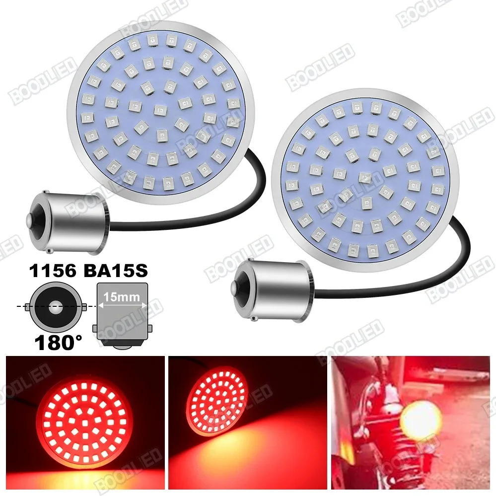 

2 Шт. Светодиодный Задний Индикатор 1156 1157 Тормозной Сигнал Для Harley Davidson Touring Electra Tri Glide Sportster XL883 ...