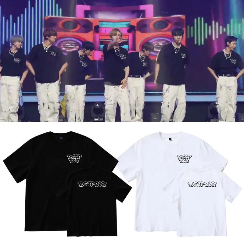

Корейский стиль K Pop Kpop NCT DREAM Beatbox Графические футболки корейская мода кавайная одежда забавная графическая футболка Топы футболки