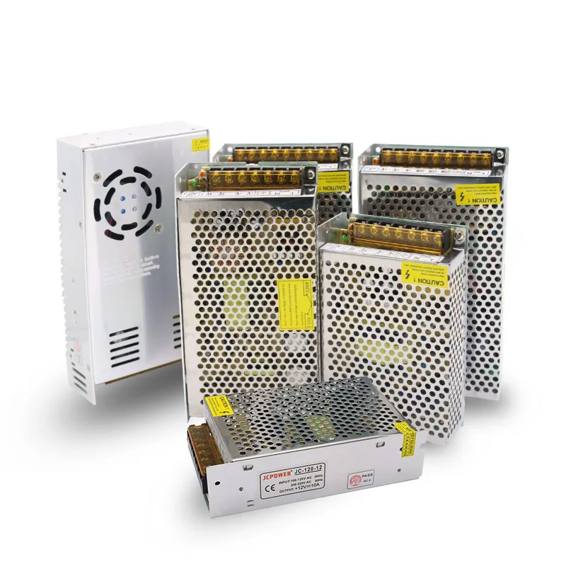 

12V 24V 100W 200W 240W 300W 360W 400W 500W 600W Switching Power Supply Source Transformer AC DC SMPS For LED Strip Light Motor