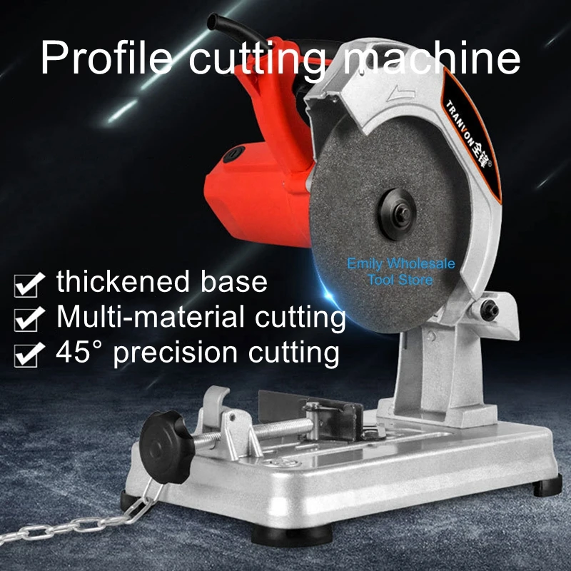 Multifunctional 180 mini desktop small wood cutting machine home portable wood steel machine metal 45 degrees